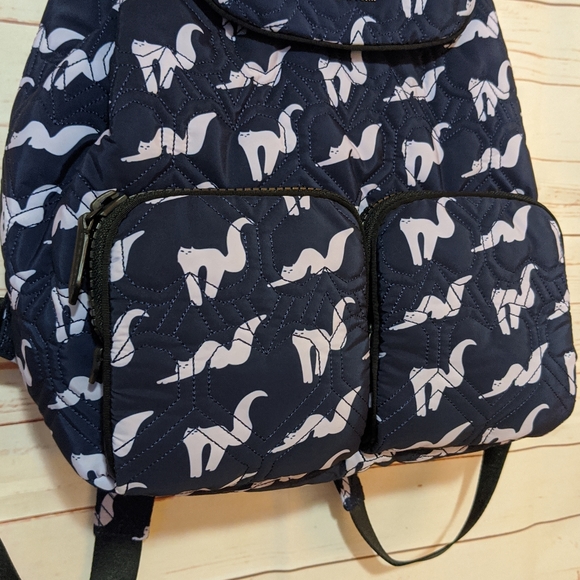 🆕 Kate Spade Jayne Quilted Cat Backpack - Picture 5 of 6